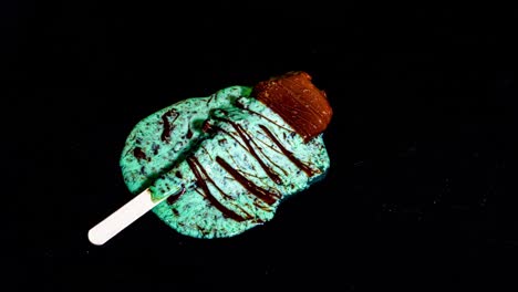 time lapse of ice cream melting