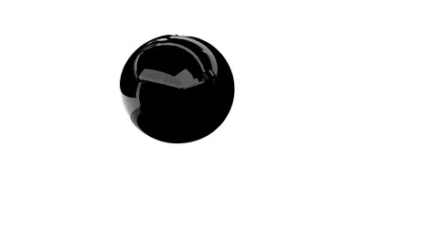 black metaballs on white background 4k