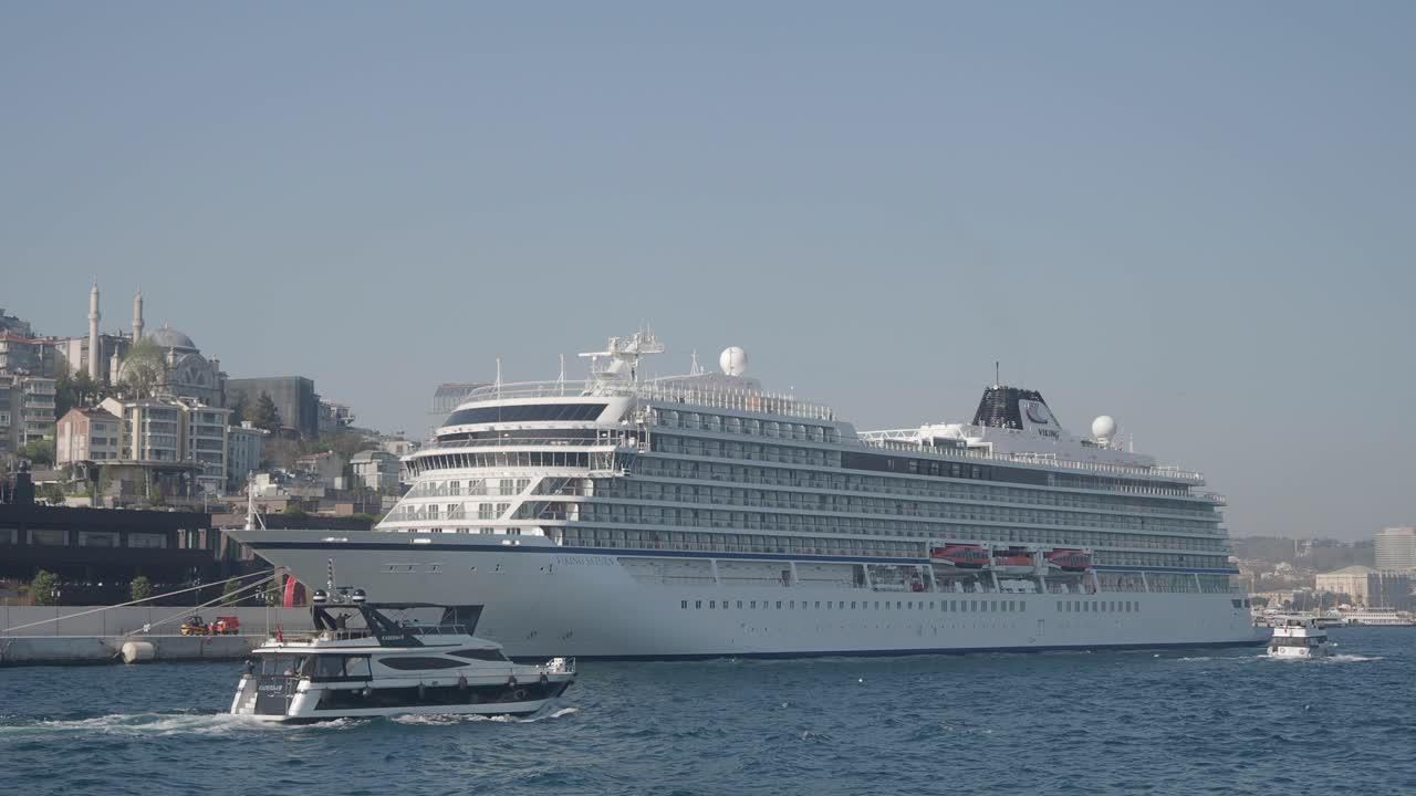 Cruise ship in Istanbul