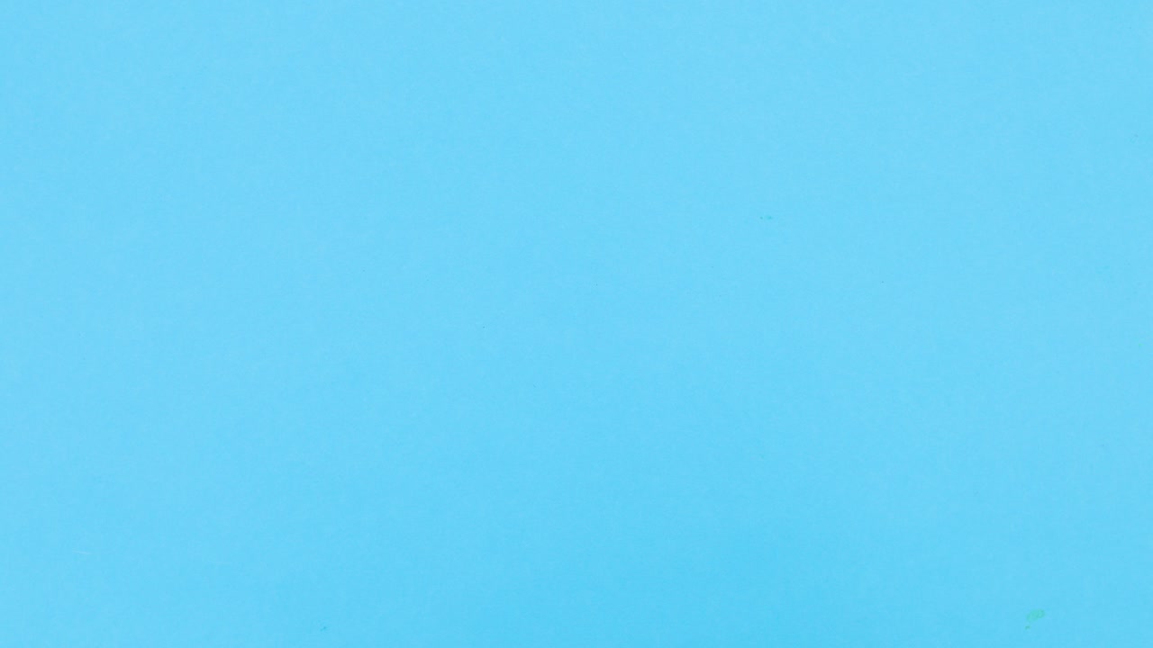 Two half of coconut appear on blue theme, Stop motion
