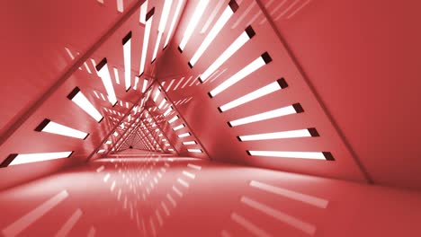 triangle looped futuristic background tunnel