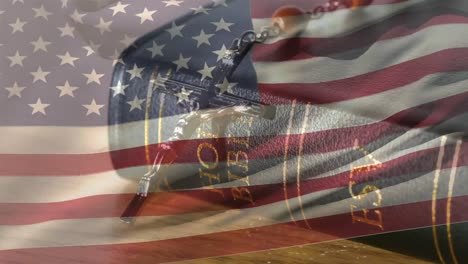 la bandera estadounidense y la religión