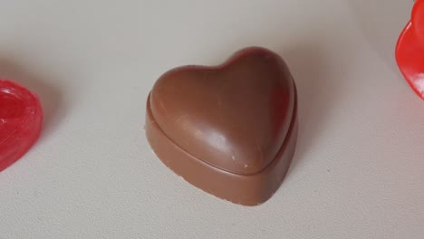 sweet chocolate heart candy for valentine's day celebration