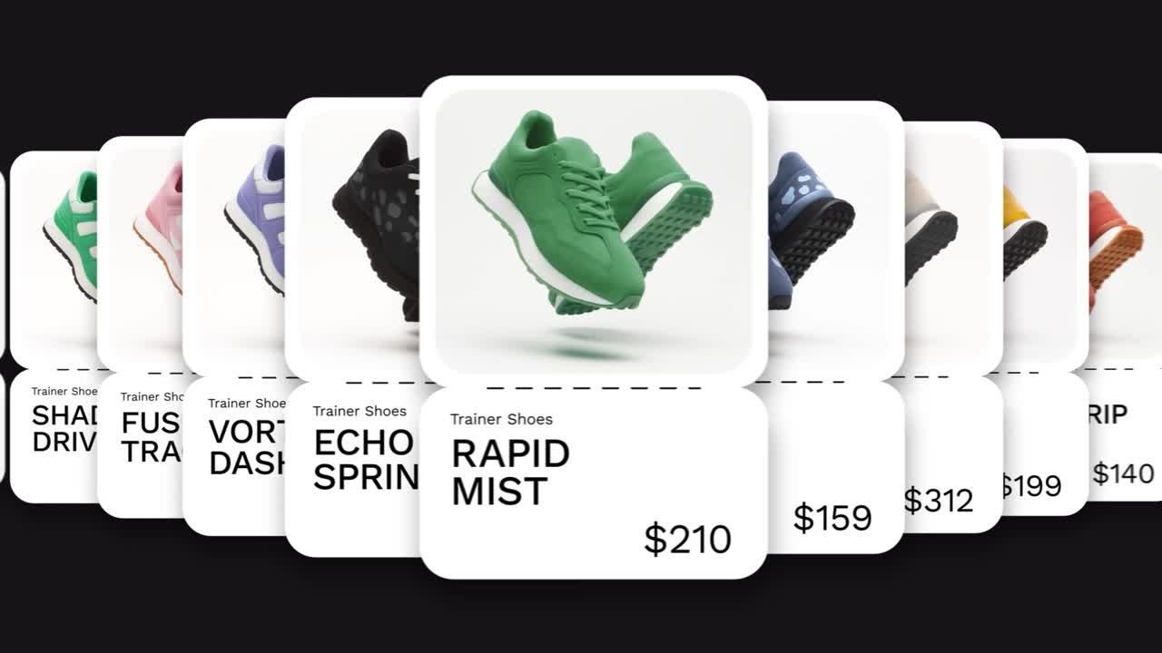 Trainer Shoes Collection | Premium Stock Video Footage