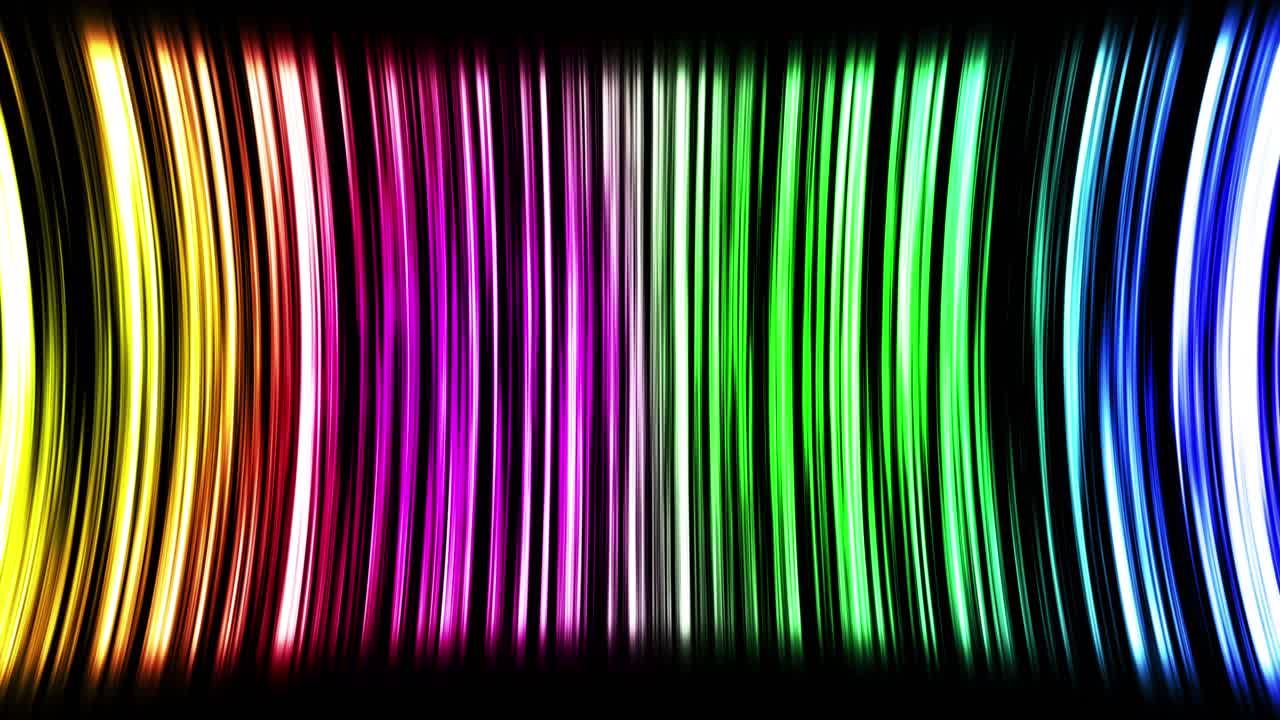 Colorful Abstract Rainbow Light Spectrum
