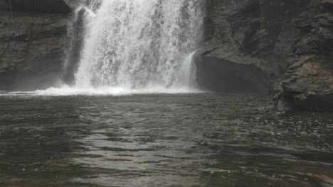 Slow-motion-shot-of-the-Falls-of-Falloch-flowing-in-the-Scottish-highlands