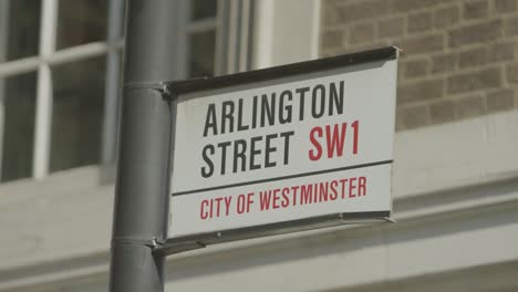 a 5k close-up of a street sign in london.