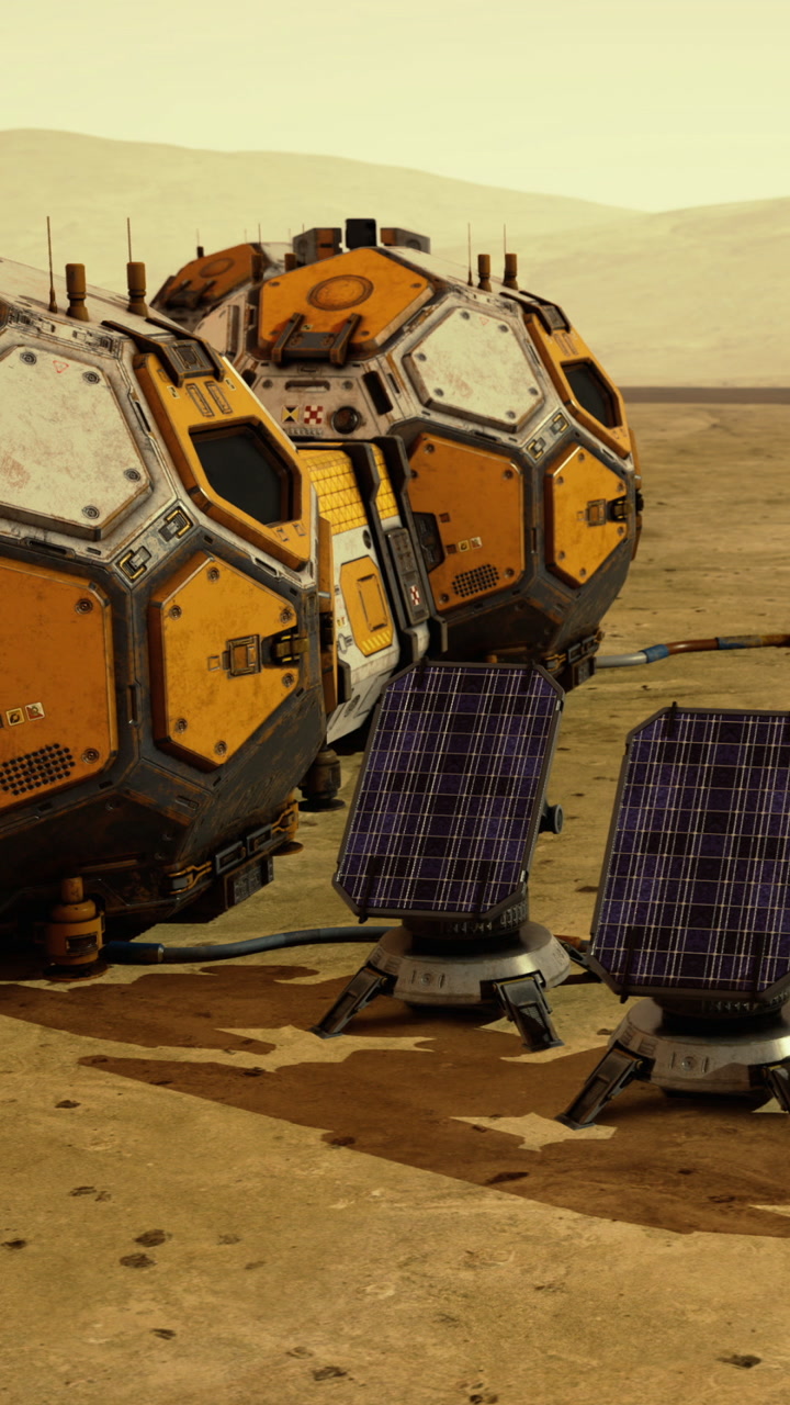 Advanced martian habitat modules harness solar energy for future exploration