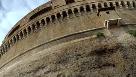 a combination of the present and past in the construction of the castle st.angel