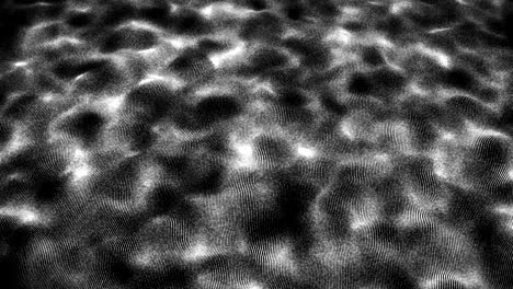 dynamic wave showing data network from top loopable background video animation.