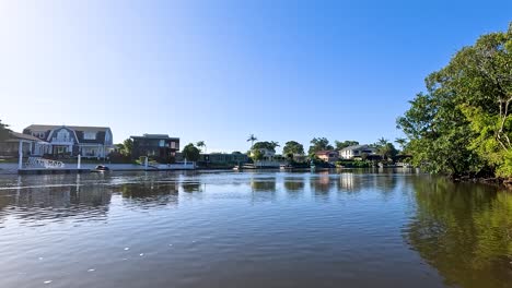 scenic river cruise through gold coast canals