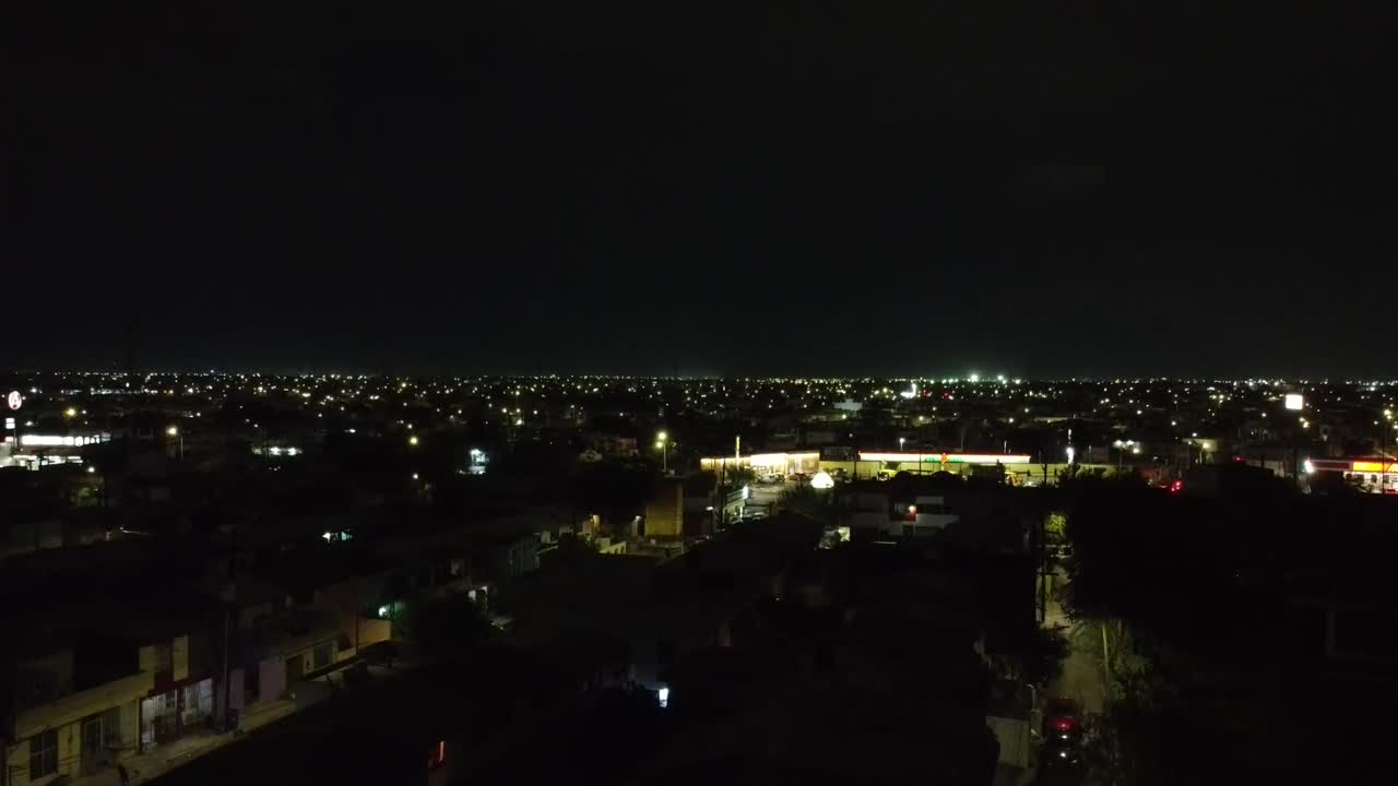 천둥 노출로 야간 촬영