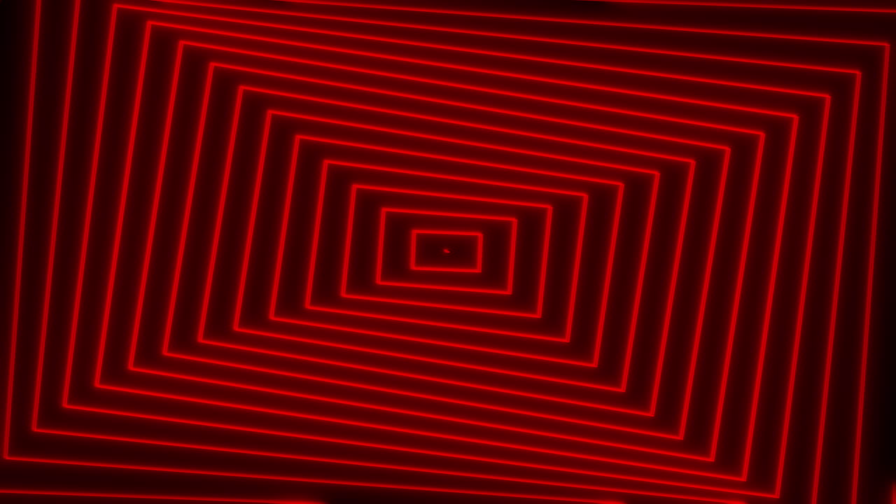 Punainen lumoava liikegrafiikkatausta, jossa eloisat, hehkuvat neliöt syntyvät jatkuvasti keskeisestä polttopisteestä. Täydellinen dynaamiseksi taustaksi esityksiin ja musiikkivideoihin.