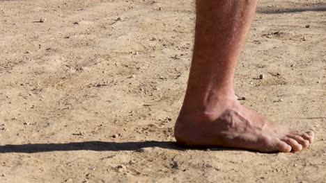 Stretching-feet-in-the-sand