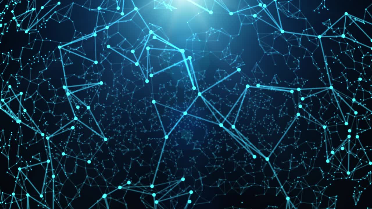 Blue Abstract Background for Media Production