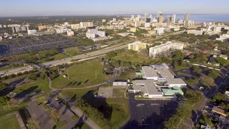 4K-Aerial-Drone-Video-of-Campbell-Park-in-Downtown-St