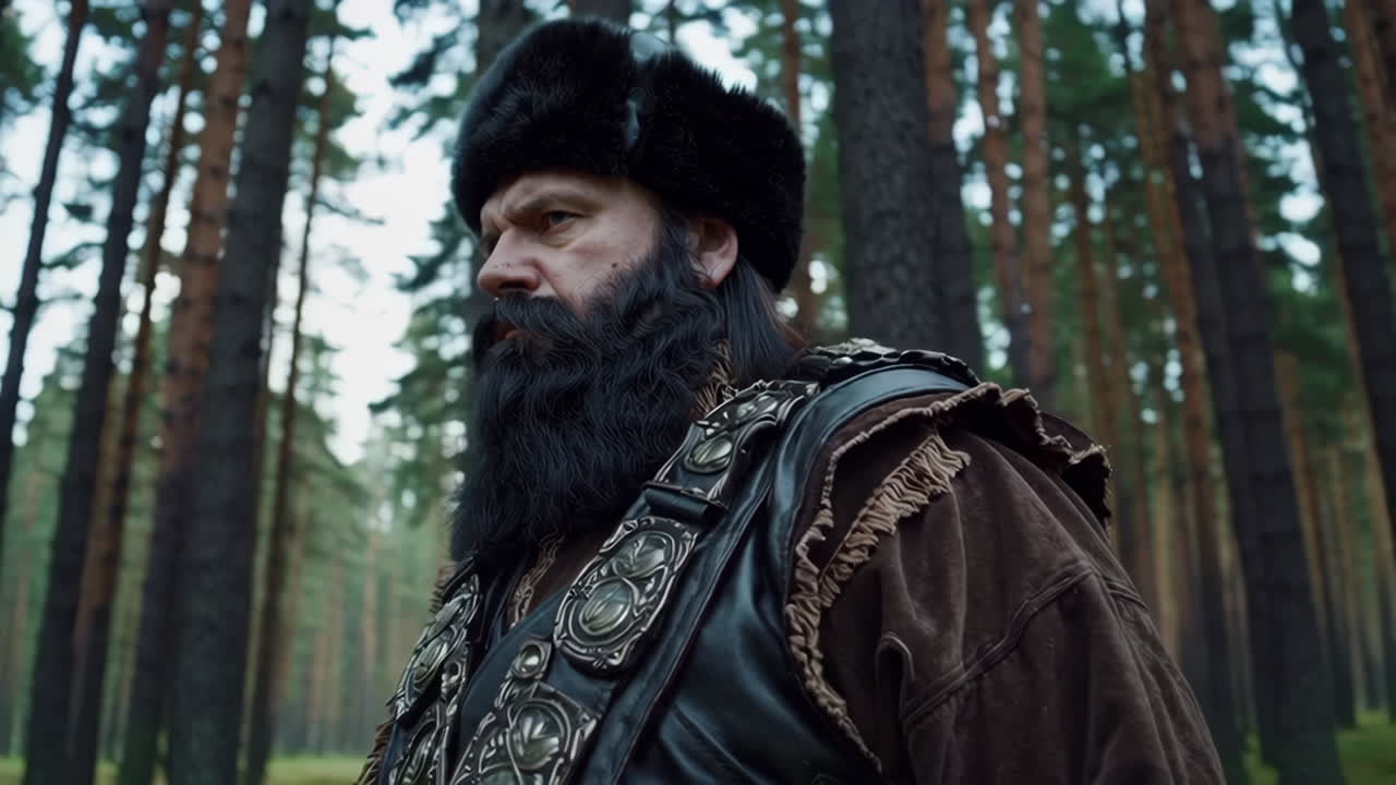 Viking Warrior in the Forest