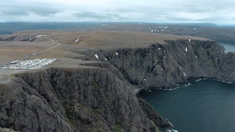 cabo norte (nordkapp) en el norte de noruega.