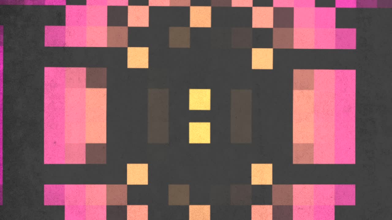 화려한 픽셀이 있는 8비트 패턴