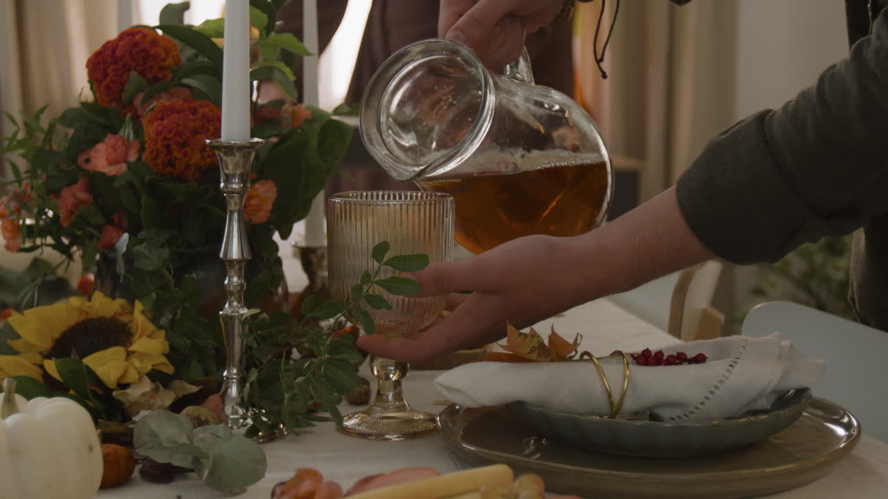 Настройка стола на День Благодарения