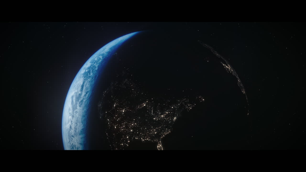 la tierra vista desde el espacio