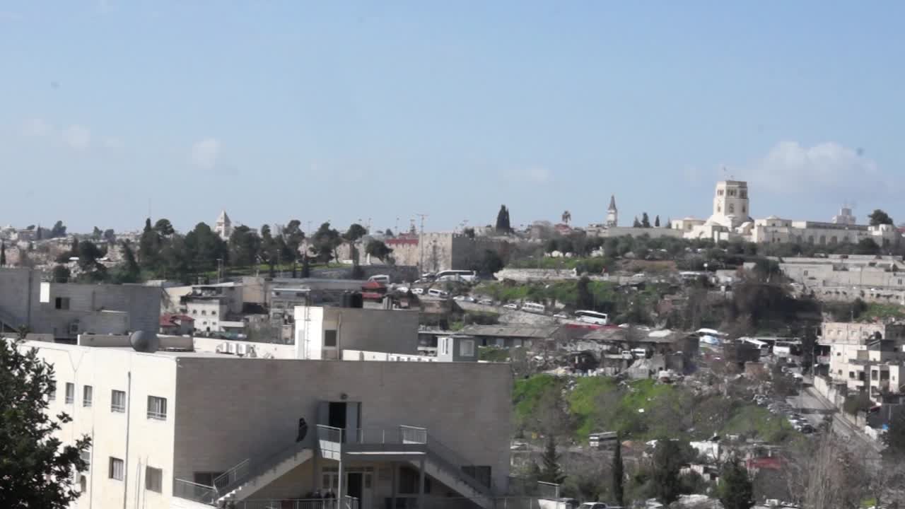 예루살렘 도시 풍경과 종교적 랜드마크