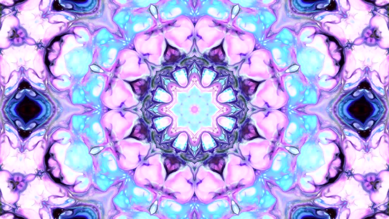 movimiento de fondo de caleidoscopio de explosión decorativa