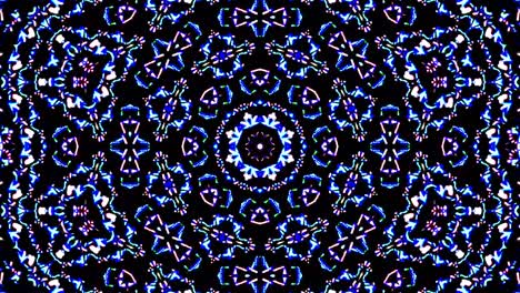 beautiful abstract kaleidoscope that shines, a radiant light that regulates the subtle movements