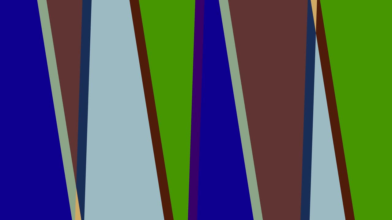 animación compuesta por rayas de colores intersectadas.