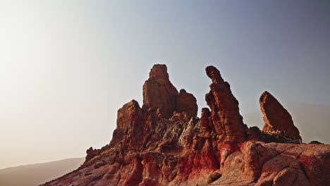 panoramic view of el teide national park.
volcanic landscape, tenerife, canary islands, spain.
