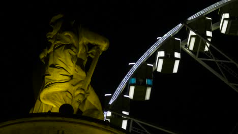 primer plano del ojo de budapest