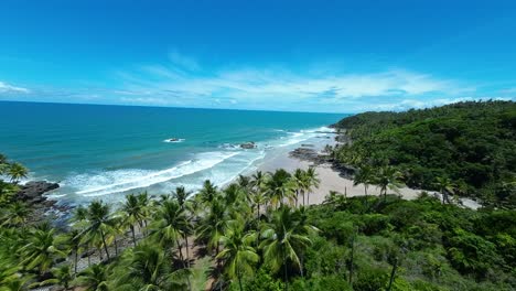 havaizinho beach at itacare in bahia brazil