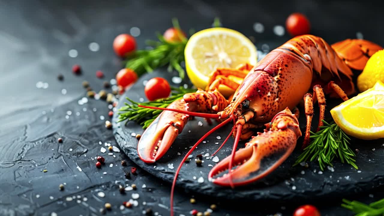 Lobster with Lemon and Tomatoes