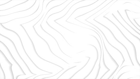 fondo de movimiento abstracto con papel blanco 3d ondas líquidas refractadas