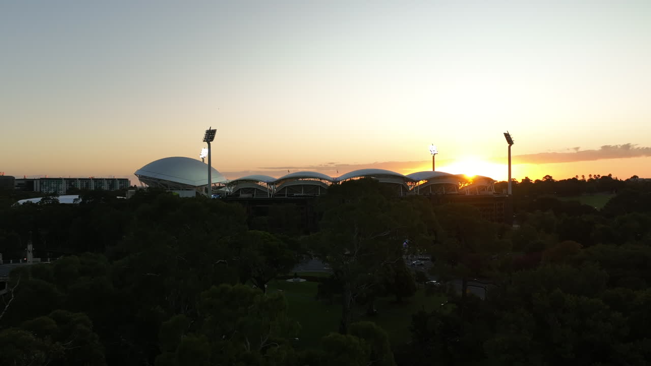 4k 드론 선 ⁇  애들레이드 오벌 오스트레일리아