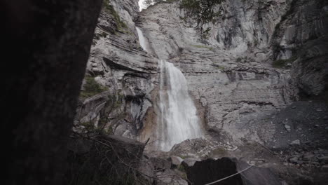 hidden lesser known waterfalls of cascada de sorrosal slow motion