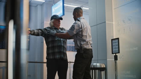 control de seguridad del aeropuerto