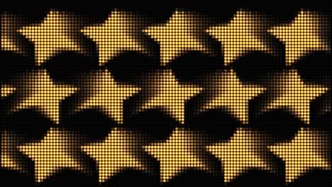 animation of flashing light bulbs on led wall stage lights loop background 4k concert visual