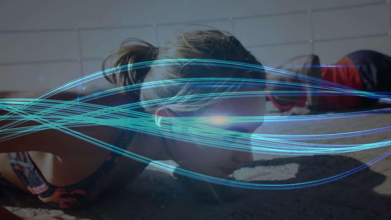 야외 운동을 하는 여성과 남성에 대한 연결 네트워크의 활성화