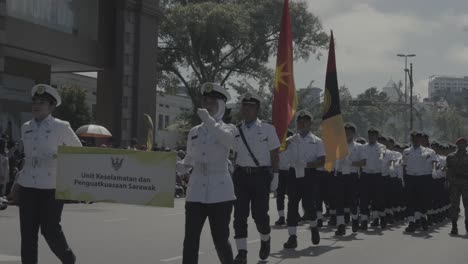 celeberation of sarawak governor birthday ,12 october 2024,was held at kuching with so many goverment agencies take part in the parade and also sarawak culture tribe with they traditional costume.