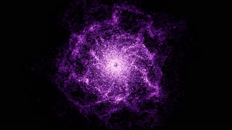 purple abstract explosion