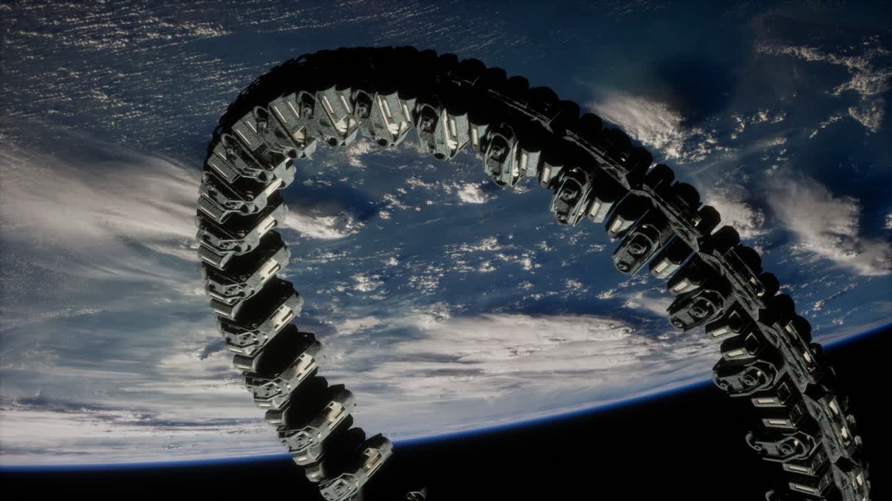 지구  ⁇ 도에 있는 미래의 우주 정거장
