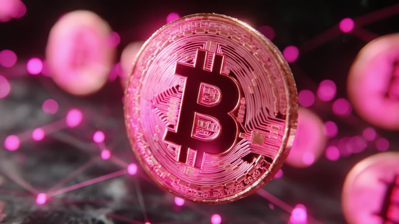 Exploring the Evolution of Digital Currency: An In-Depth Look at the Intricacies of Bitcoin Representations in a Vibrant, Abstract Environment