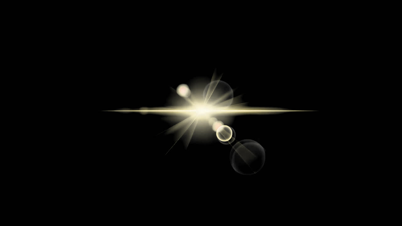 Radiant abstract glowing light burst animation isolated asset, transparent 4K video, alpha channel