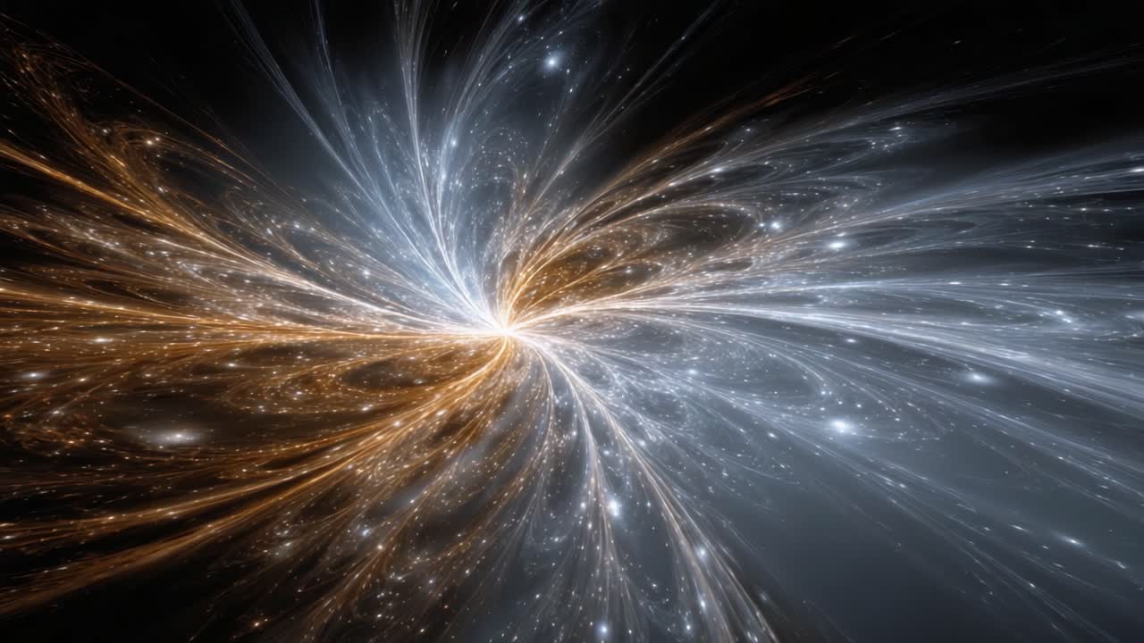 A Mesmerizing Cosmic Explosion: Explore the Stunning Visuals of an Expanding Universe Filled with Celestial Light and Intricate Stellar Patterns