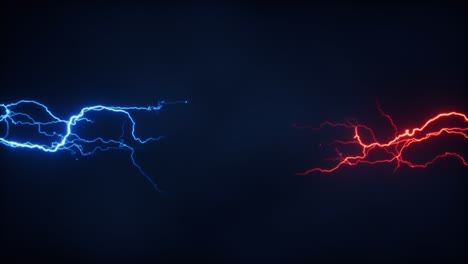 lightning with dark background, 3d rendering.