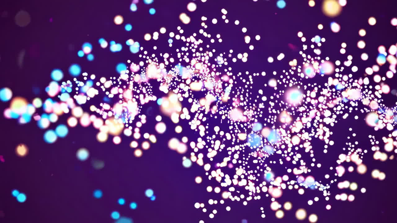 Abstract Colorful Particle Stream