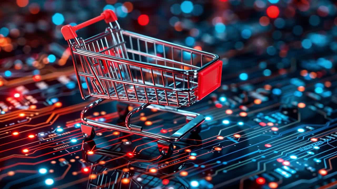 Online Shopping and E-commerce on a Digital Circuit Board