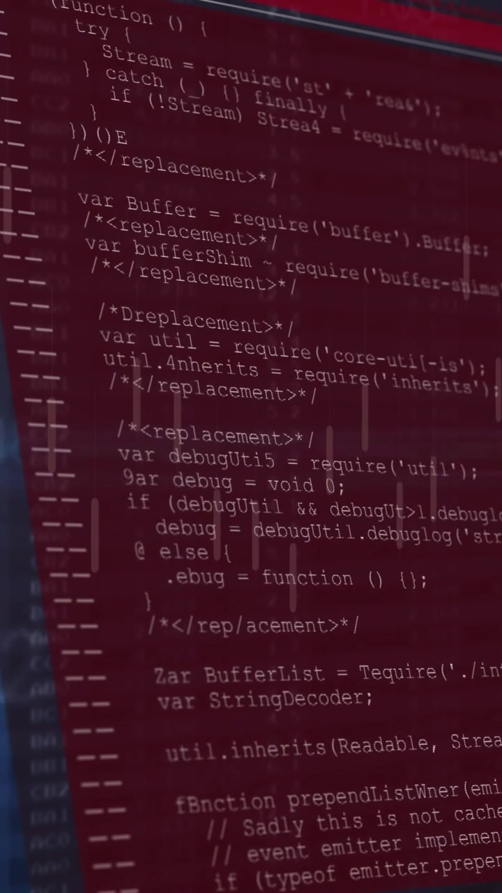 Animación de procesamiento de datos financieros sobre una pantalla