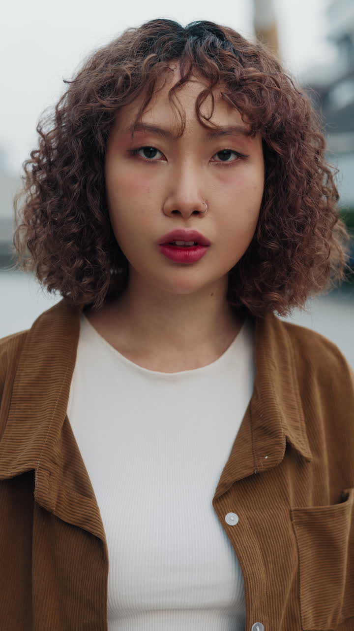 Stylish Asian Woman Portrait